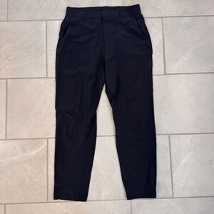 Fabletics black lightweight trousers with adjustable waist